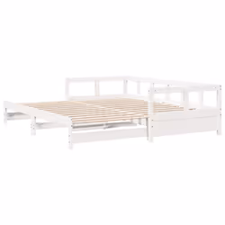 VidaXL 854953 divano Divano letto Bianco - Vista aggiuntiva 8