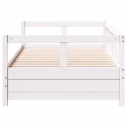 VidaXL 854962 divano Divano letto Bianco - Vista aggiuntiva 5