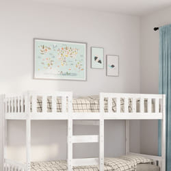 VidaXL 855019 lettino per bambini Bianco Legno