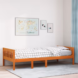 VidaXL 855026 lettino per bambini Marrone Legno