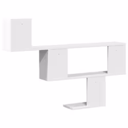 VidaXL 853191 scaffale Legno Bianco - Vista aggiuntiva 6