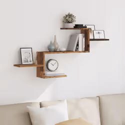 Massimizzate i vostri interni e trasformate la vostra parete con stile grazie a questa mensola a muro! Materiale stabile e du ...