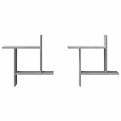 VidaXL 853257 scaffale Legno Grigio - Vista aggiuntiva 4