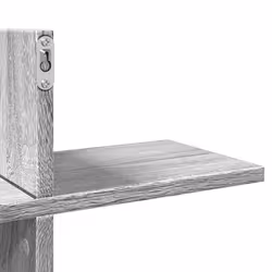 VidaXL 853268 scaffale Legno Grigio - Vista aggiuntiva 8