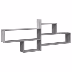 vidaXL Mensola a Parete Grigio Sonoma 167,5x18x68 cm in Truciolato - Vista aggiuntiva 2