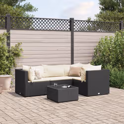 VidaXL 3308080 set mobili da esterno Crema, Bianco - Vista aggiuntiva 2