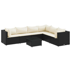 VidaXL 3308144 set mobili da esterno Crema, Bianco