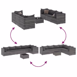 VidaXL 3308178 set mobili da esterno - Vista aggiuntiva 6