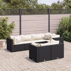 VidaXL 3308184 set mobili da esterno Crema, Bianco - Vista aggiuntiva 2