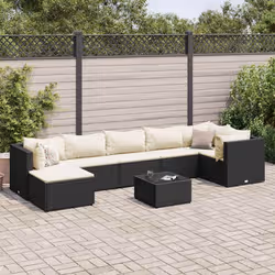 VidaXL 3308232 set mobili da esterno Crema, Bianco - Vista aggiuntiva 2