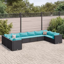 VidaXL 3308260 set mobili da esterno Blu marino - Vista aggiuntiva 2