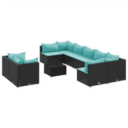 VidaXL 3308300 set mobili da esterno Blu marino