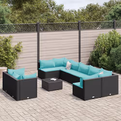 VidaXL 3308300 set mobili da esterno Blu marino - Vista aggiuntiva 2
