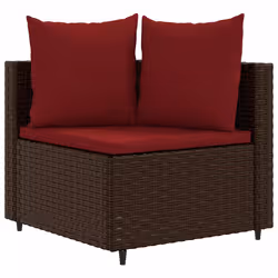 VidaXL 3308365 set mobili da esterno Rosso - Vista aggiuntiva 3