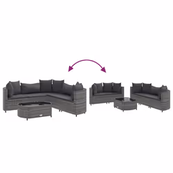 VidaXL 3308394 set mobili da esterno - Vista aggiuntiva 6