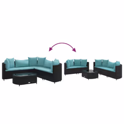 VidaXL 3308396 set mobili da esterno - Vista aggiuntiva 6