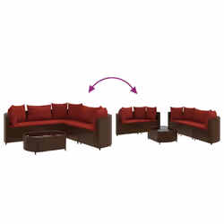 VidaXL 3308397 set mobili da esterno - Vista aggiuntiva 6