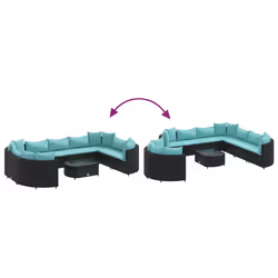 VidaXL 3308404 set mobili da esterno - Vista aggiuntiva 6