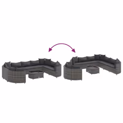 VidaXL 3308410 set mobili da esterno - Vista aggiuntiva 6