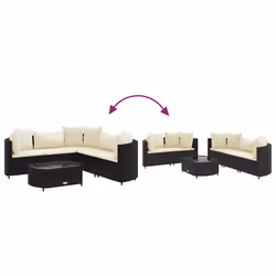 VidaXL 3308416 set mobili da esterno - Vista aggiuntiva 6
