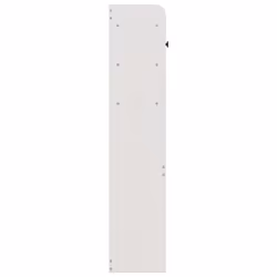 VidaXL 855506 testiera e pedana Bianco - Vista aggiuntiva 5