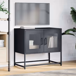 vidaXL Mobile TV Antracite 68x39x60,5 cm in Acciaio Laminato a Freddo - Vista aggiuntiva 3