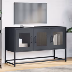 vidaXL Mobile TV Antracite 100,5x39x60,5 cm Acciaio Laminato a Freddo - Vista aggiuntiva 3
