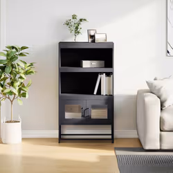 vidaXL Credenza Antracite 68x39x123 cm Acciaio - Vista aggiuntiva 3