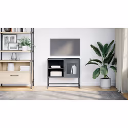 vidaXL Mobile TV Antracite 68x39x60,5 cm in Acciaio - Vista aggiuntiva 3