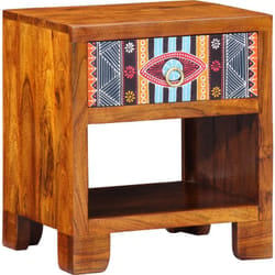 Mobiletto vidaXL 40x35x45 cm in legno massello di acacia