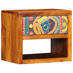 vidaXL Armadio da Notte con cassetto Marrone 40 x 35 x 35 cm