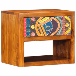 vidaXL Armadio da Notte con cassetto Marrone 40 x 35 x 35 cm - Vista aggiuntiva 2