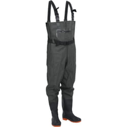 vidaXL Wader con Stivali e Cintura Verde Scuro Taglia 38