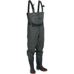 Wader con Stivali e Cintura Verde Scuro Taglia 39 Vidaxl 417549