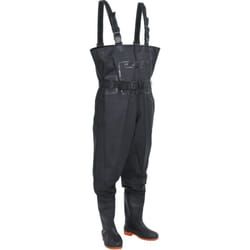 Wader con Stivali e Cintura Nero Taglia 38 - Vidaxl