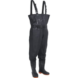 Wader con Stivali e Cintura Nero Taglia 43 Vidaxl 216816