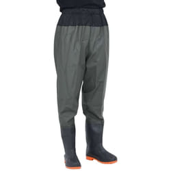 Wader da Pesca alla Vita con Stivali Verde Scuro Taglia 38 - Vidaxl
