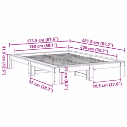 VidaXL 3308736 rete a doghe - Vista aggiuntiva 8