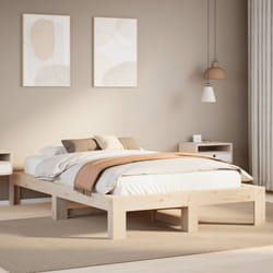 Letto senza Materasso 120x190 cm in Legno Massello di Pino vidaXL872178