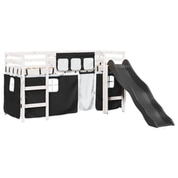 VidaXL 3309068 lettino per bambini Nero, Bianco Poliestere