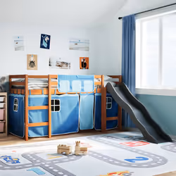 VidaXL 3309072 lettino per bambini Blu Poliestere