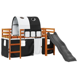 VidaXL 3309098 lettino per bambini Nero, Bianco Poliestere