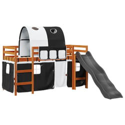 VidaXL 3309107 lettino per bambini Nero, Bianco Poliestere