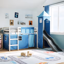 VidaXL 3309123 lettino per bambini Blu Poliestere