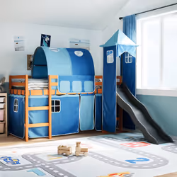 VidaXL 3309162 lettino per bambini Blu Poliestere
