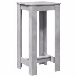 vidaXL Tavolo da Bar Grigio Cemento 51x50x103,5cm in Legno Multistrato - Vista aggiuntiva 2