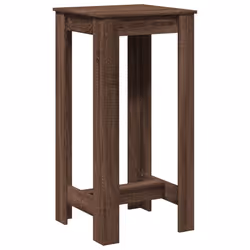 vidaXL Tavolo da Bar Rovere Marrone 51x50x103,5 cm in Truciolato - Vista aggiuntiva 2