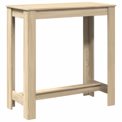 vidaXL Tavolo da Bar Rovere Sonoma 102x50x103,5cm in Legno Multistrato - Vista aggiuntiva 2