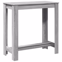 vidaXL Tavolo da Bar Grigio Sonoma 102x50x103,5cm in Legno Multistrato - Vista aggiuntiva 2