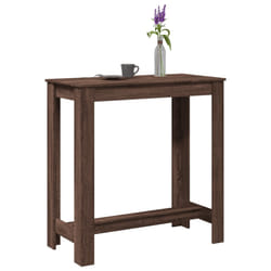 vidaXL Tavolo da Bar Rovere Marrone 102x50x103,5 cm Legno Multistrato